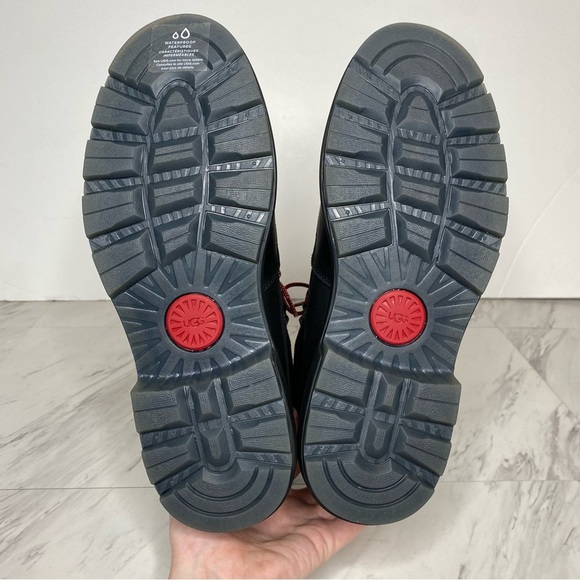 New! UGG Biltmore Lace Up Black Suede Hiker Boot 9 - Picture 14 of 15